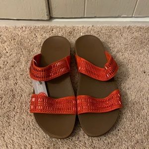 Red Orange FitFlop sandals